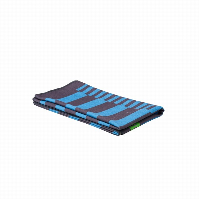 owala polyester strandhanddoeken zwartblauw
