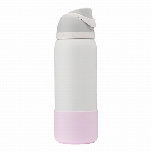 owala 32oz fles in laarsroze