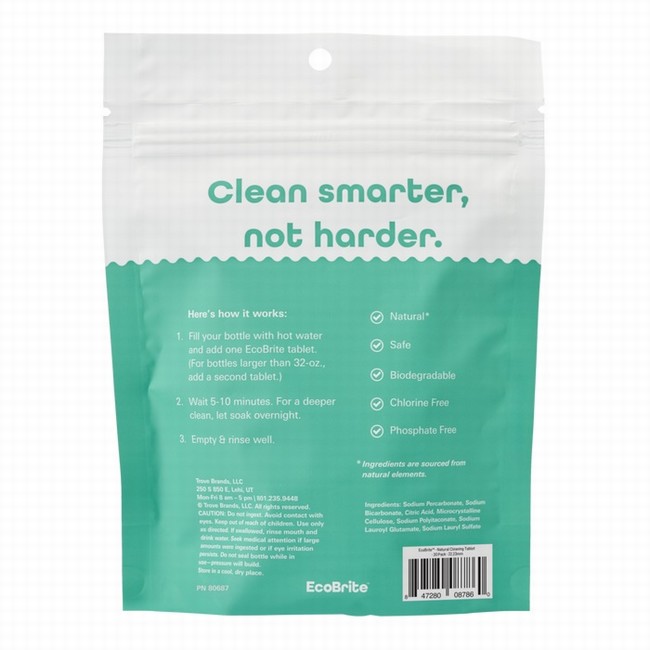 owala 20-pack flessenreinigingstabletten grijs
