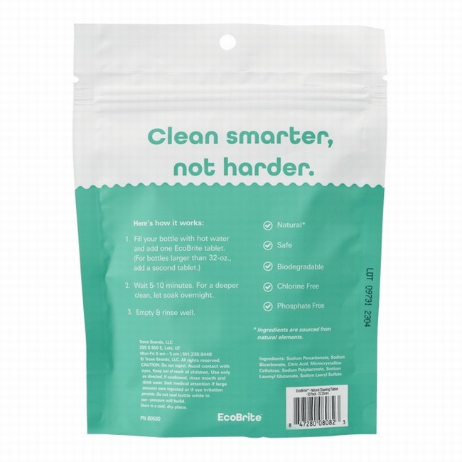 owala 10-pack flessenreinigingstabletten grijs
