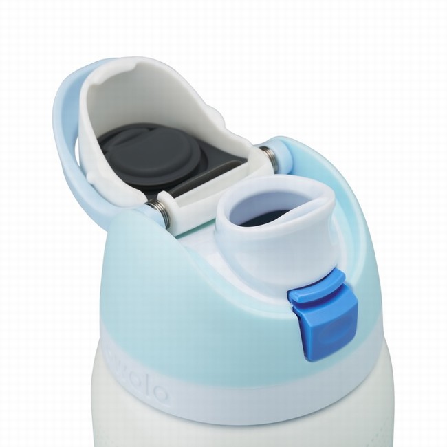 owala 16oz cosmic collection waterflessen witblauw