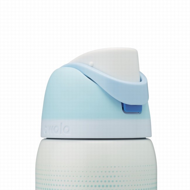 owala 16oz cosmic collection waterflessen witblauw