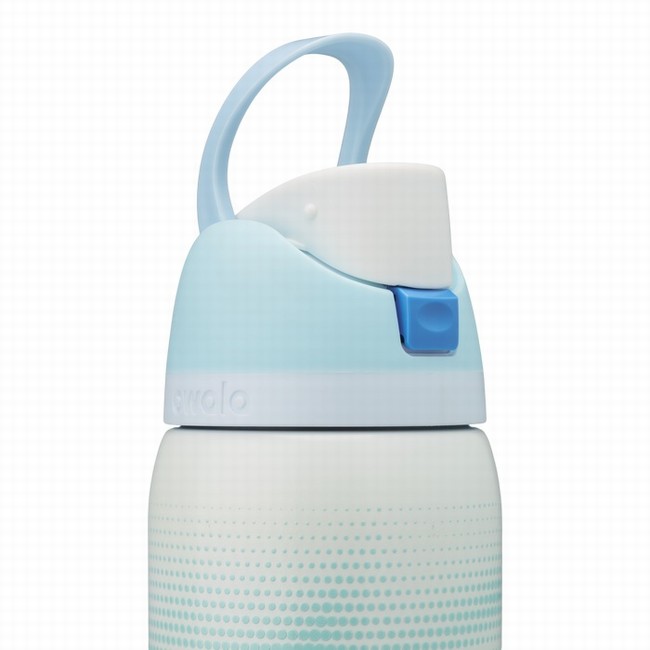 owala 24oz cosmic collection waterflessen witblauw
