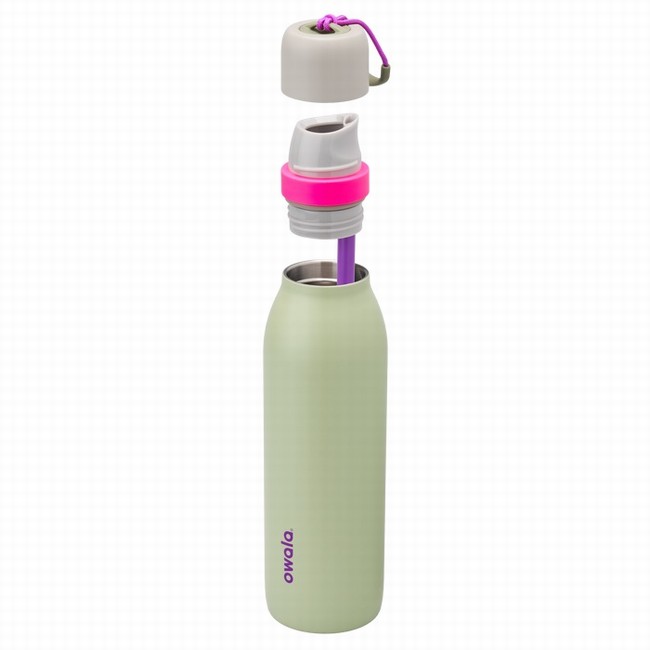 owala 18oz freesip twist waterflessen grijs