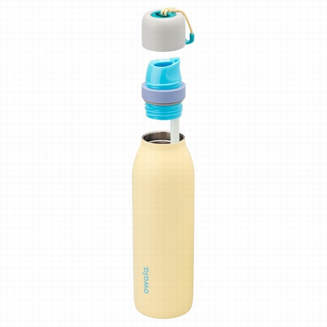 owala 18oz freesip twist waterflessen geel