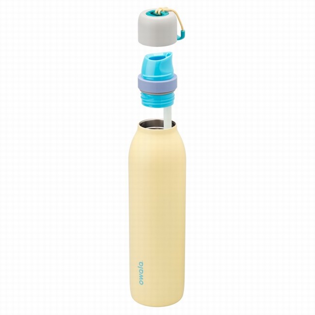 owala 24oz freesip twist waterflessen geel