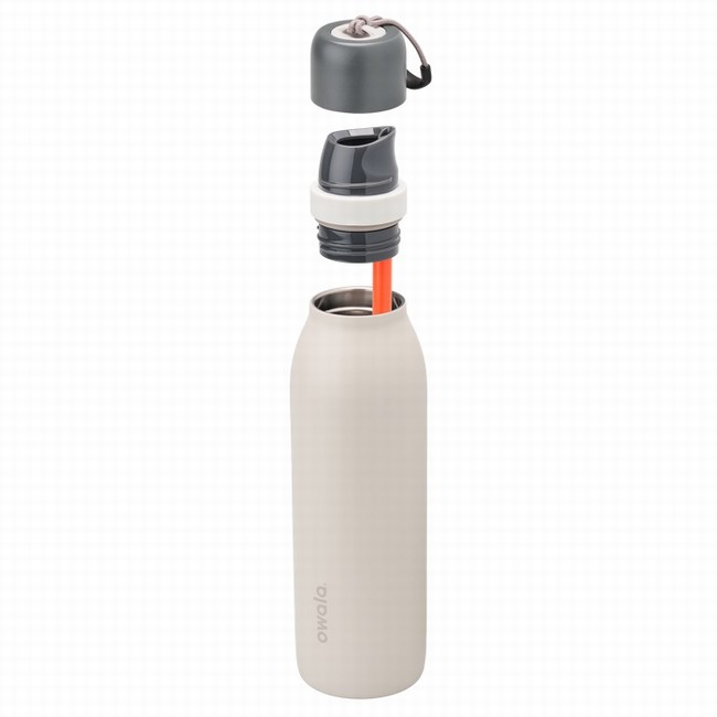 owala 18oz freesip twist waterflessen wit