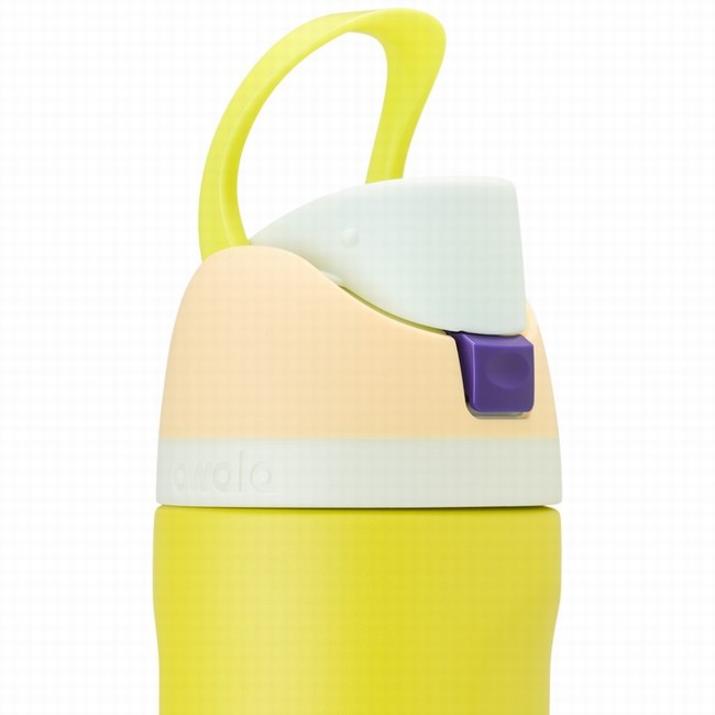 owala 24oz freesip waterflessen geel