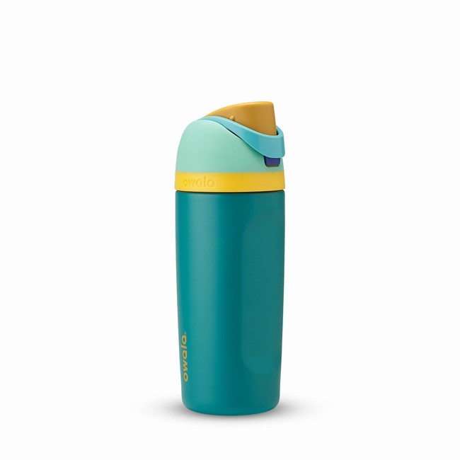 owala 16oz freesip waterflessen voor kinderen groen