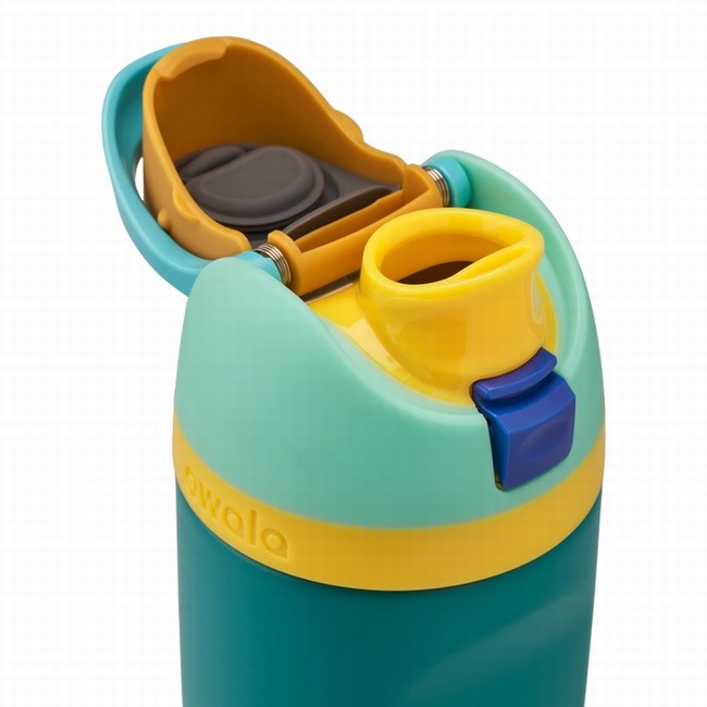 owala 16oz freesip waterflessen voor kinderen groen