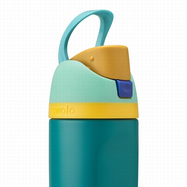 owala 16oz freesip waterflessen voor kinderen groen