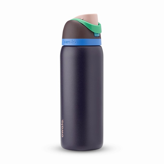 owala 32oz freesip waterflessen marineblauw