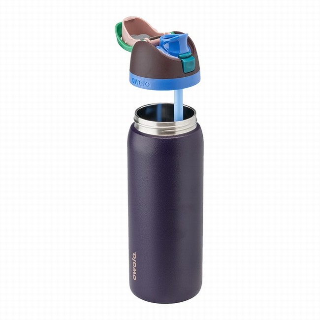 owala 32oz freesip waterflessen marineblauw