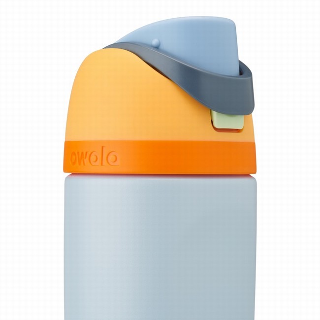 owala 16oz freesip waterflessen voor kinderen grijs