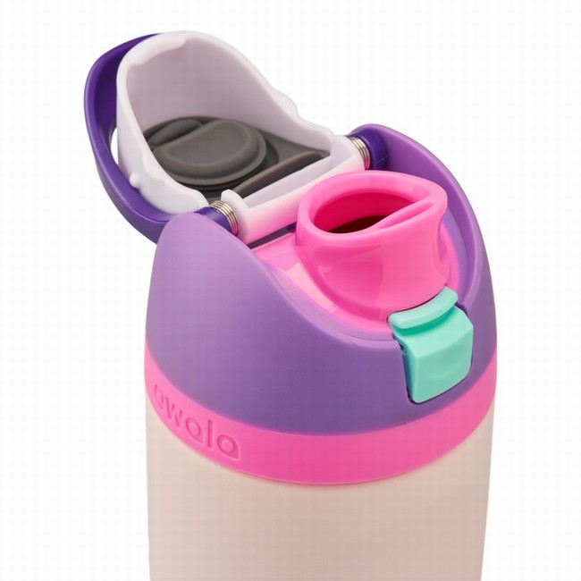 owala 16oz freesip waterflessen voor kinderen beige