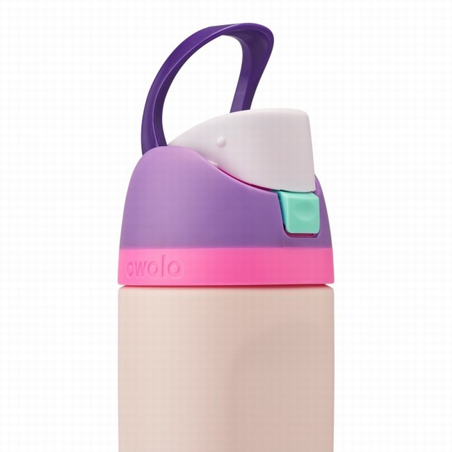 owala 16oz freesip waterflessen voor kinderen beige