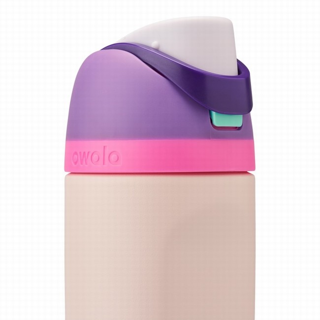 owala 16oz freesip waterflessen voor kinderen beige