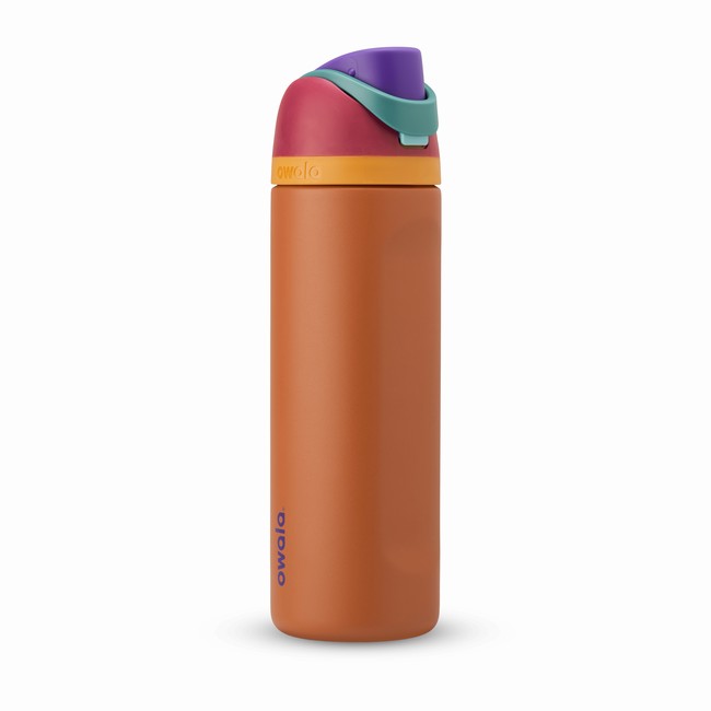 owala 24oz freesip waterflessen oranje