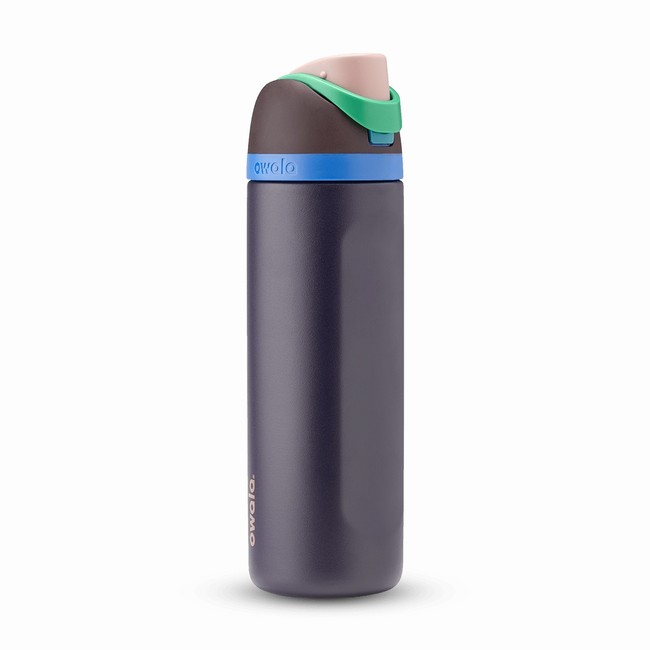 owala 24oz freesip waterflessen marineblauw