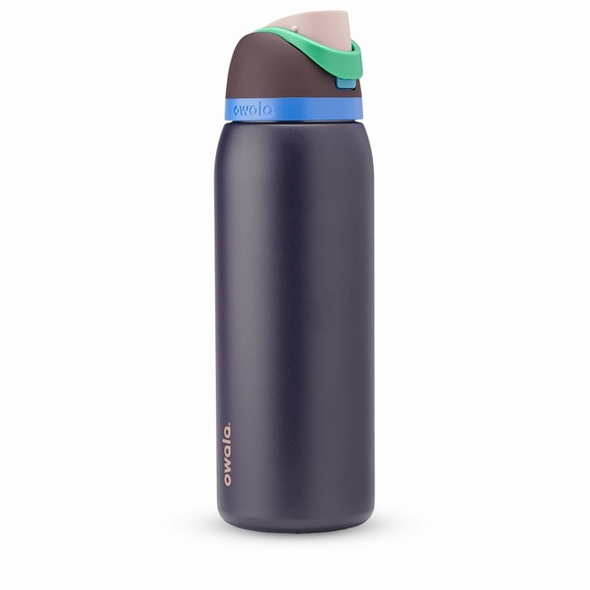 owala 40oz freesip waterflessen marineblauw