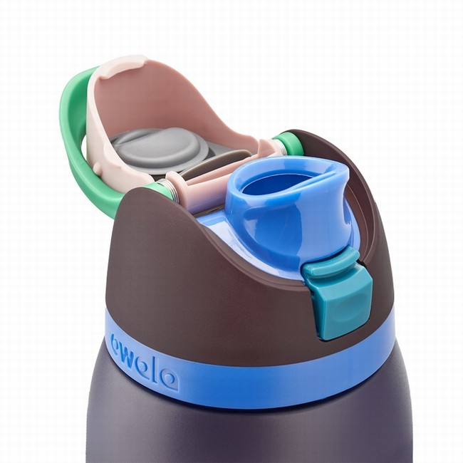owala 40oz freesip waterflessen marineblauw