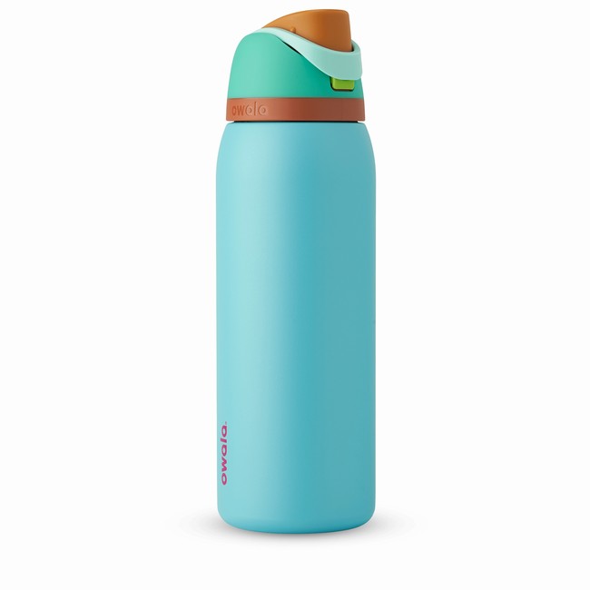 owala 40oz freesip waterflessen blauw