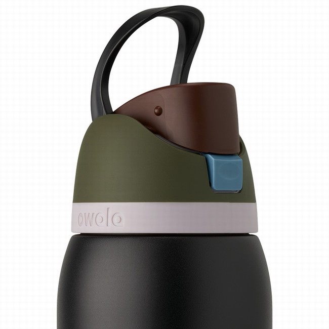 owala 40oz freesip waterflessen zwart