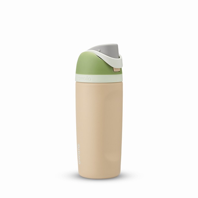 owala 16oz freesip waterflessen voor kinderen beige