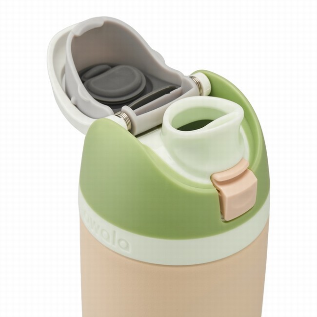 owala 16oz freesip waterflessen voor kinderen beige