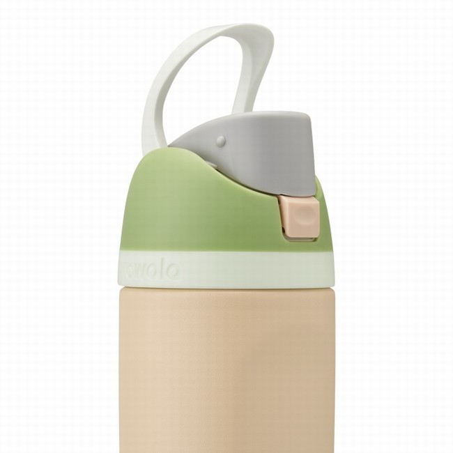owala 16oz freesip waterflessen voor kinderen beige