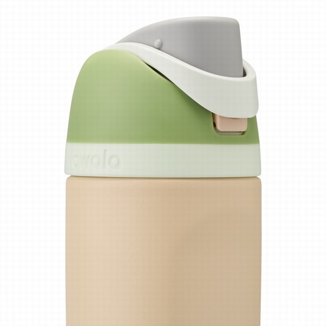 owala 16oz freesip waterflessen voor kinderen beige