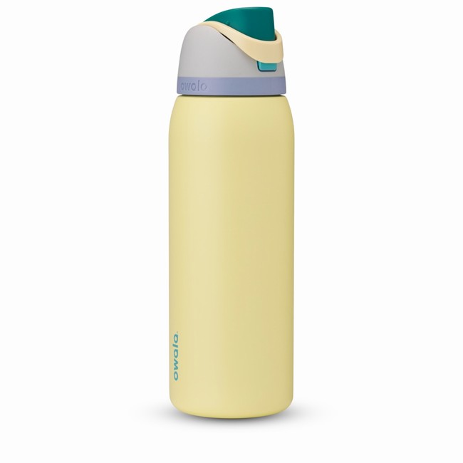 owala 40oz freesip waterflessen geel