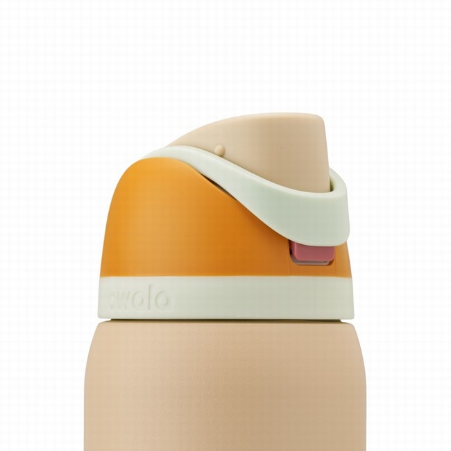 owala 40oz freesip waterflessen beige
