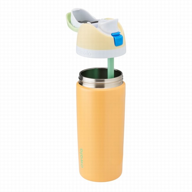 owala 16oz freesip waterflessen voor kinderen geel