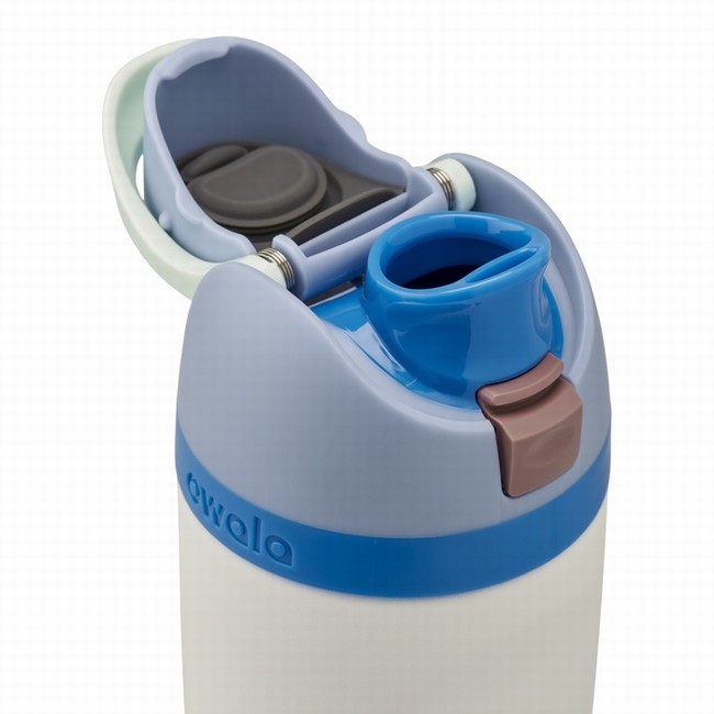 owala 16oz freesip waterflessen voor kinderen wit