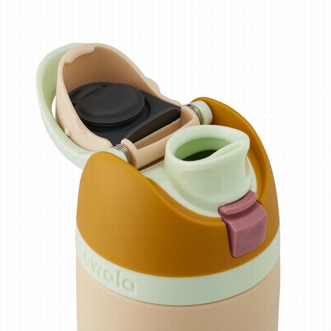 owala 24oz freesip waterflessen beige