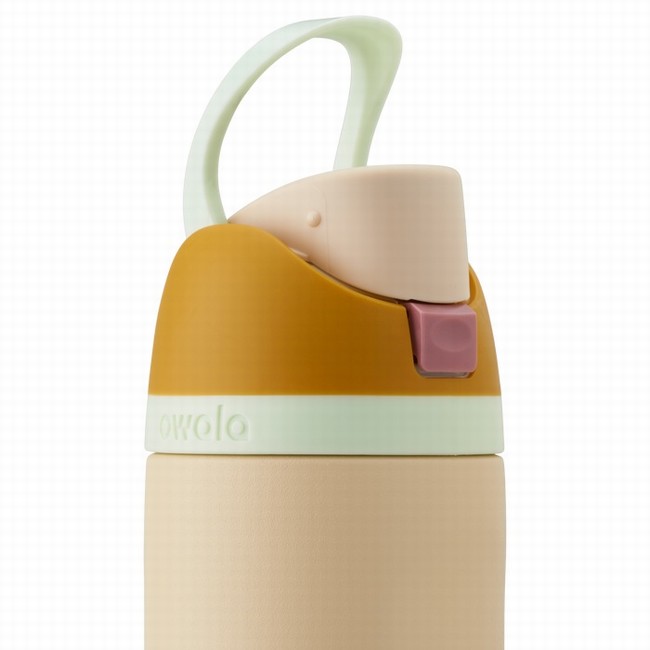 owala 24oz freesip waterflessen beige