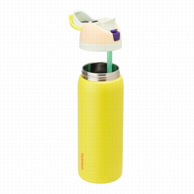 owala 32oz freesip waterflessen geel