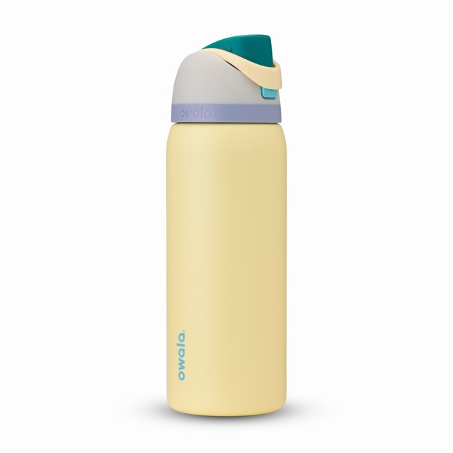 owala 32oz freesip waterflessen geel