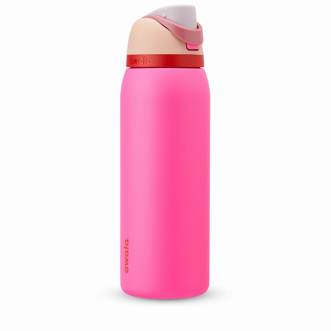 owala 40oz freesip waterflessen roze