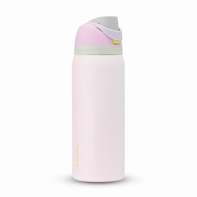 owala 32oz freesip waterflessen roze