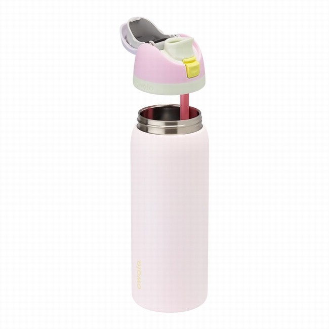 owala 32oz freesip waterflessen roze