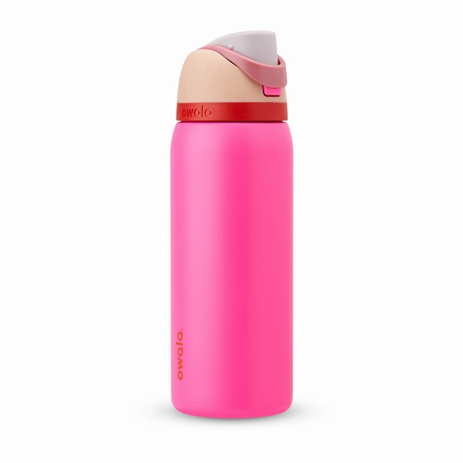 owala 32oz freesip waterflessen roze
