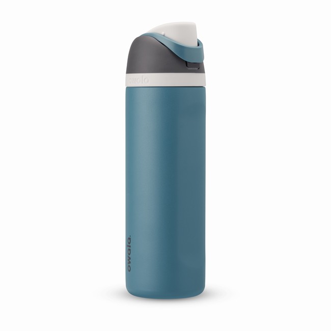 owala 24oz freesip waterflessen blauw