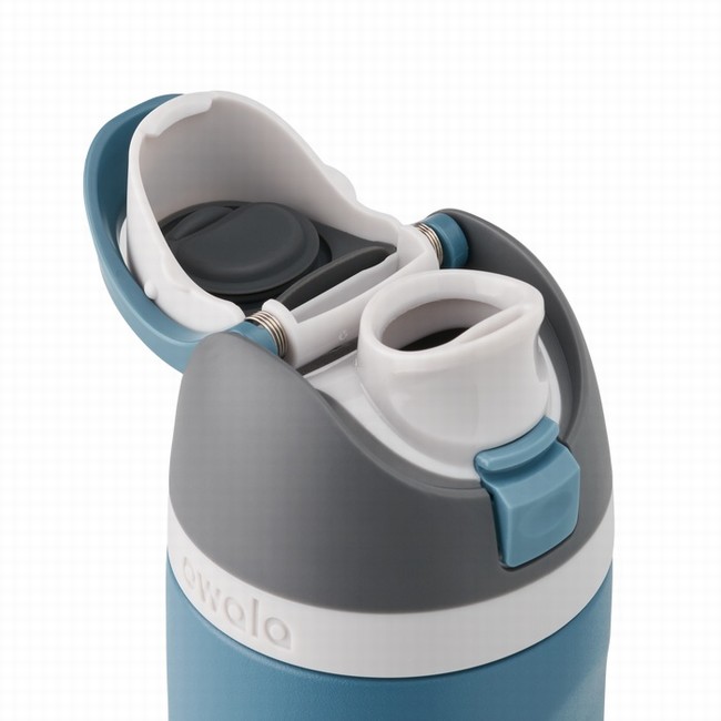 owala 24oz freesip waterflessen blauw