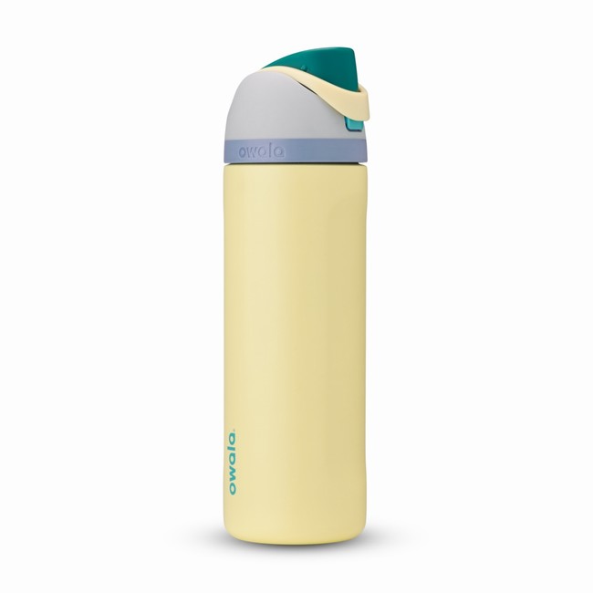 owala 24oz freesip waterflessen geel
