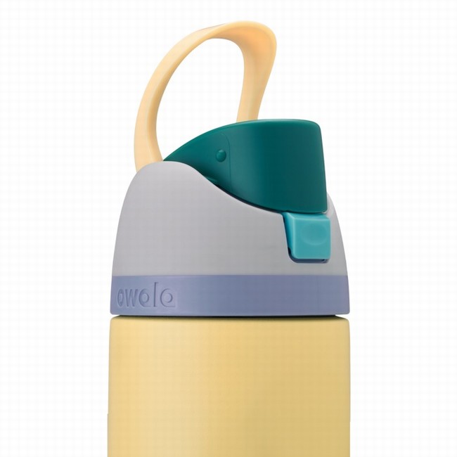 owala 24oz freesip waterflessen geel