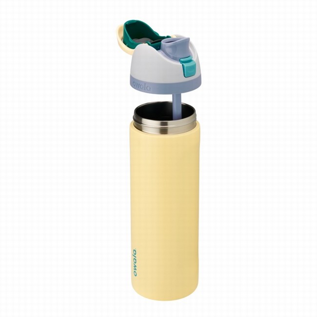 owala 24oz freesip waterflessen geel