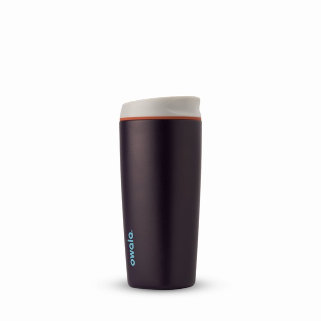 owala smoothsip waterflessen van 20 oz 590 ml in het zwart.