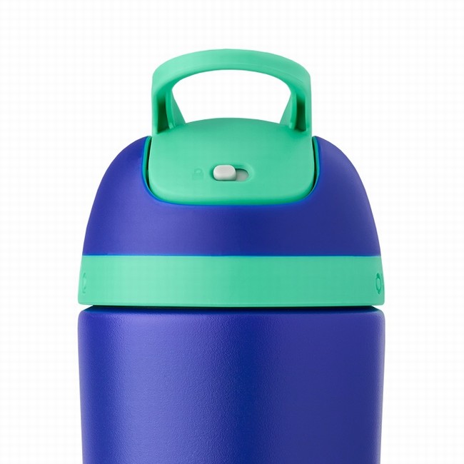 owala 14oz roestvrijstalen waterfles met klapdeksel voor kinderen blauw